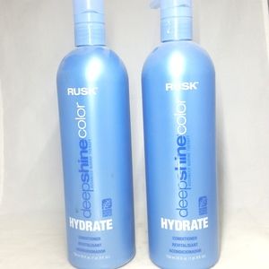 Lot of 2 Rusk deep shine color hydrate conditioner 25 fl. oz